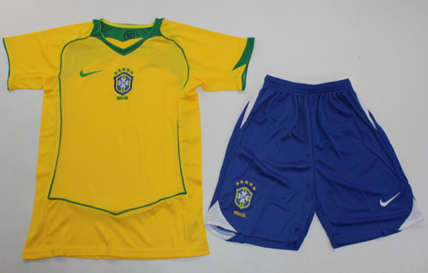 Brasil 1a Equipación 2004 - NIÑOS